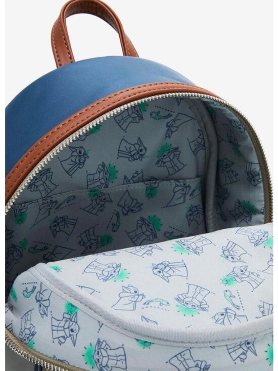 Loungefly Star Wars Ahsoka and Grogu Mini Backpack Holding Baby Yoda NWT main image 5